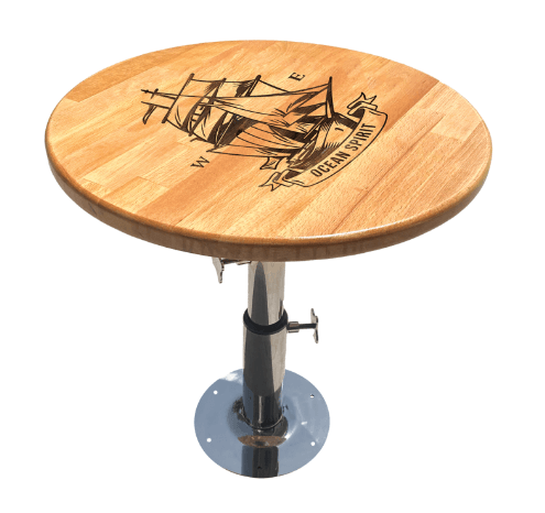 MASİF AHŞAP MASA TABLASI / GEMİ İŞLEMELİ