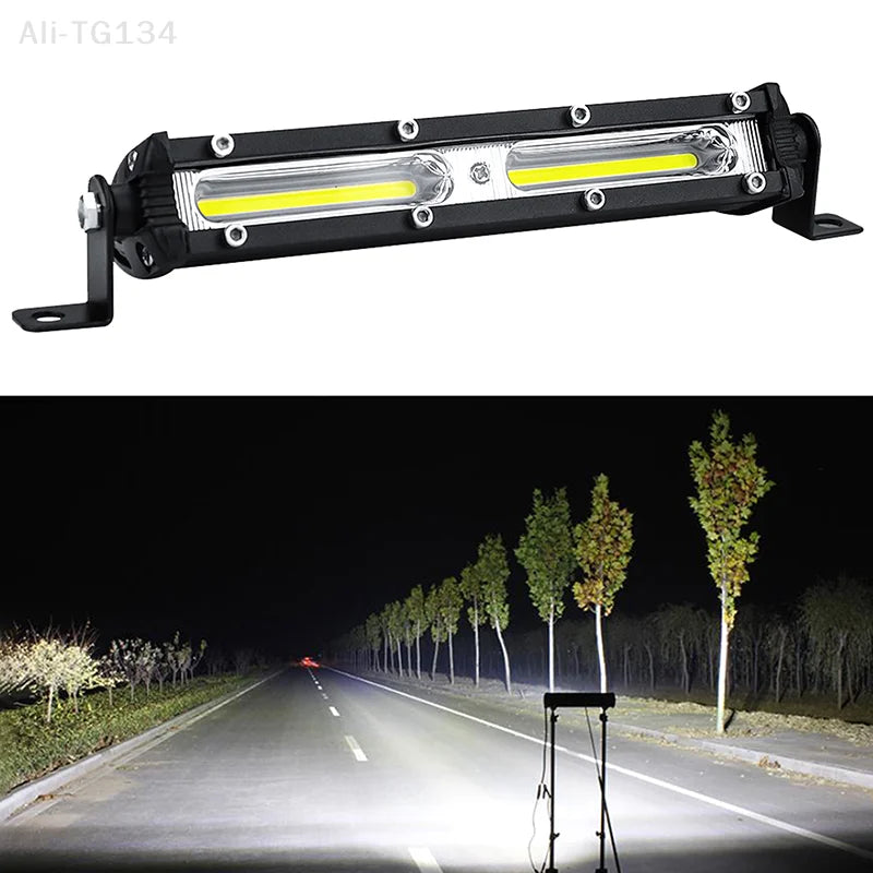 LED Strip Light for Car, Work Light, Spotlight, Bar, Auto Truck, Lorry Trailer, Spot Fog Lamp, 12V, 24V, 6500K, 1Pc