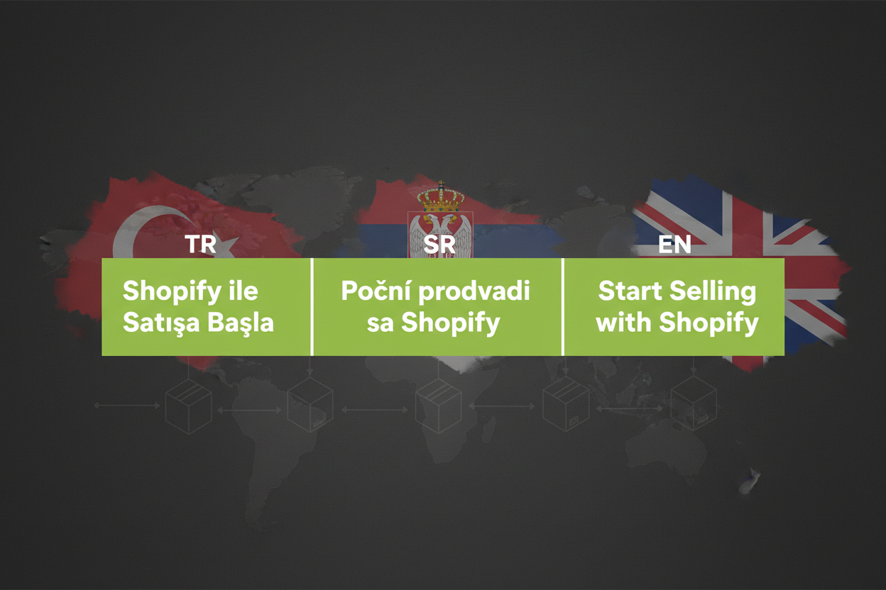 Shopify ile Online Satışa Başla - TR SR EN