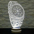 3D Clock LED Night Light – CNC & Laser Cutting Digital File (DXF/SVG)