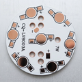 7W Yuvarlak Alüminyum PCB Kartı – 1W Power LED Uyumlu