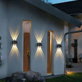 Solar Charged LED Wall Lamp - Outdoor Garden Villa Decoration