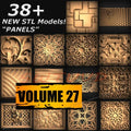 38+ Panel & Relief STL Model Collection – For CNC Router & 3D Printer